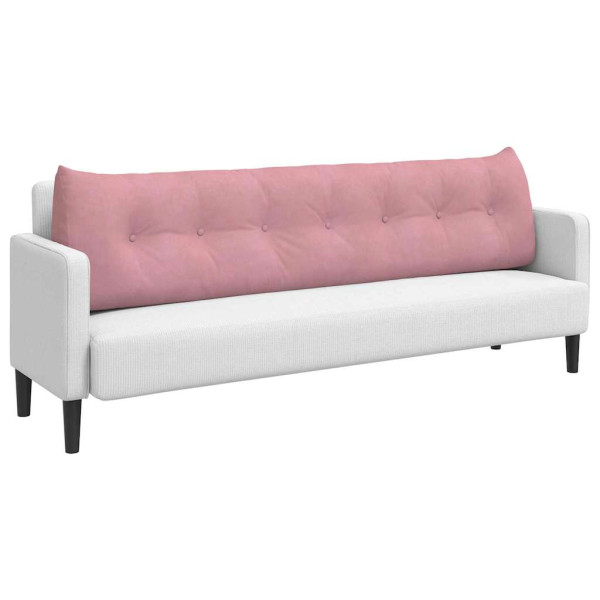 Cojín de Espalda Rosa 200 x 24 x 50 cm Terciopelo M 3