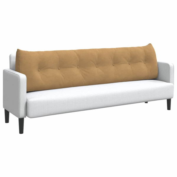 Cojín de Espalda Marrón 200 x 24 x 50 cm Terciopelo M 3