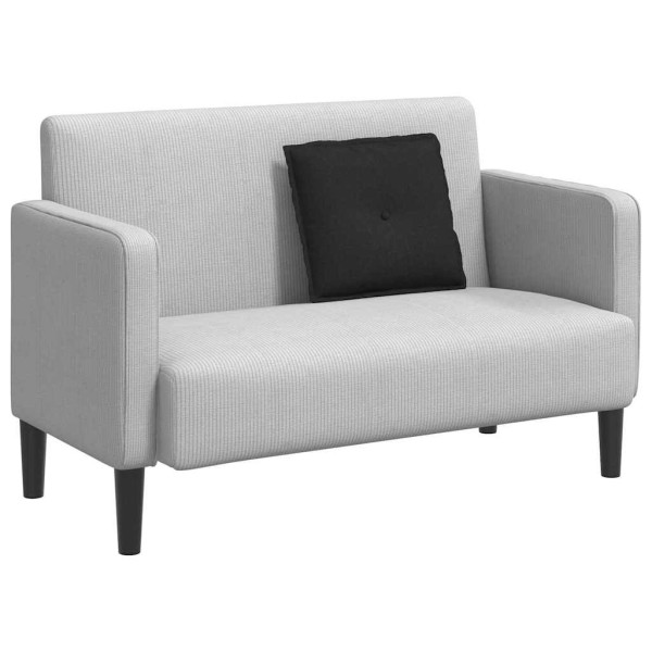 Cojín de Espalda Negro 50 x 19 x 45 cm tela M 3