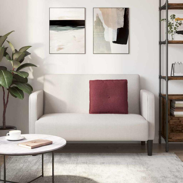 Cojín de Espalda Rojo vino 50 x 19 x 45 cm tela M 4