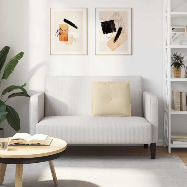 Cojín de Espalda Crema 50 x 19 x 45 cm tela M 4