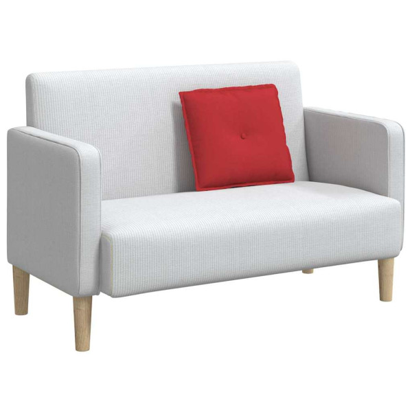 Cojín de Espalda Rojo 50 x 19 x 45 cm tela M 3