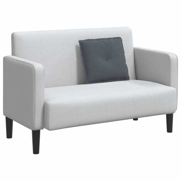 Cojín de Espalda Gris oscuro 50 x 45 cm Tela de pana M 3