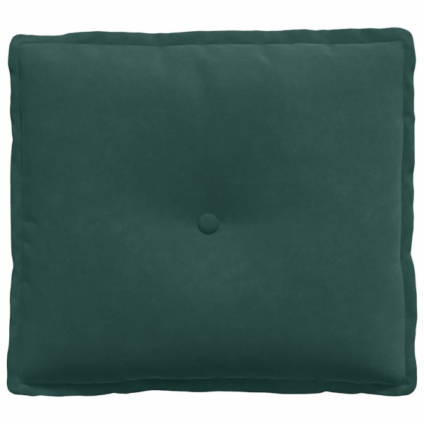 Cojín de Espalda Verde oscuro 50 x 45 cm Tela de pana M 5