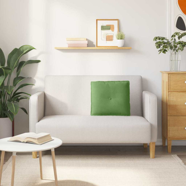 Cojín de Espalda Verde claro 50 x 45 cm Tela de pana M 4