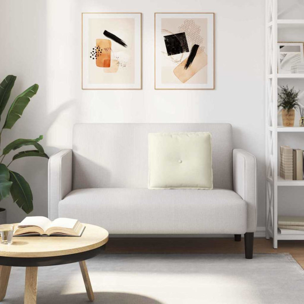 Cojín de Espalda Crema 50 x 45 cm Tela de pana M 4