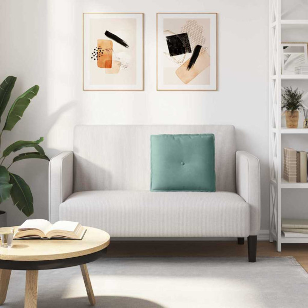 Cojín de Espalda Verde Mar 50 x 45 cm Tela de pana M 4