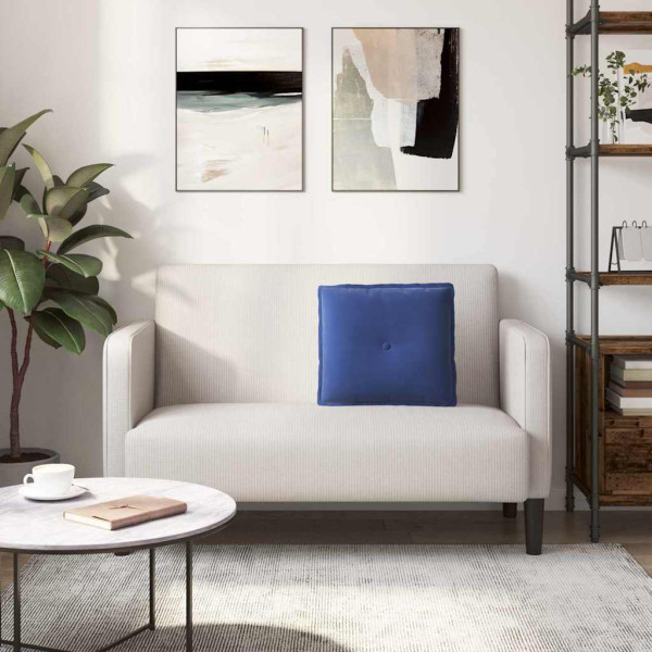 Cojín de Espalda Azul Policía 50 x 45 cm Tela de pana M 4