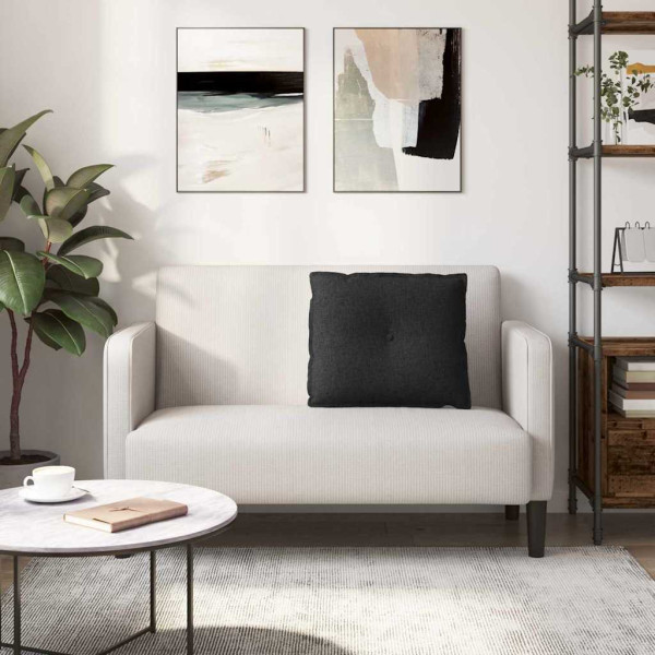 Cojín de Espalda Negro 60 x 19 x 50 cm tela M 4