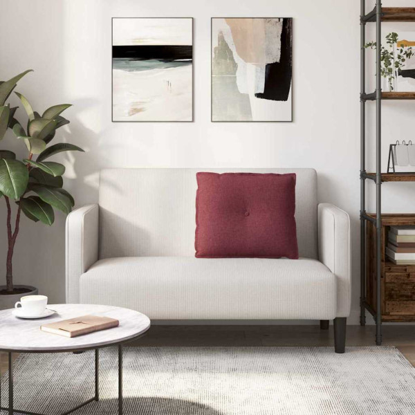 Cojín de Espalda Rojo vino 60 x 19 x 50 cm tela M 4