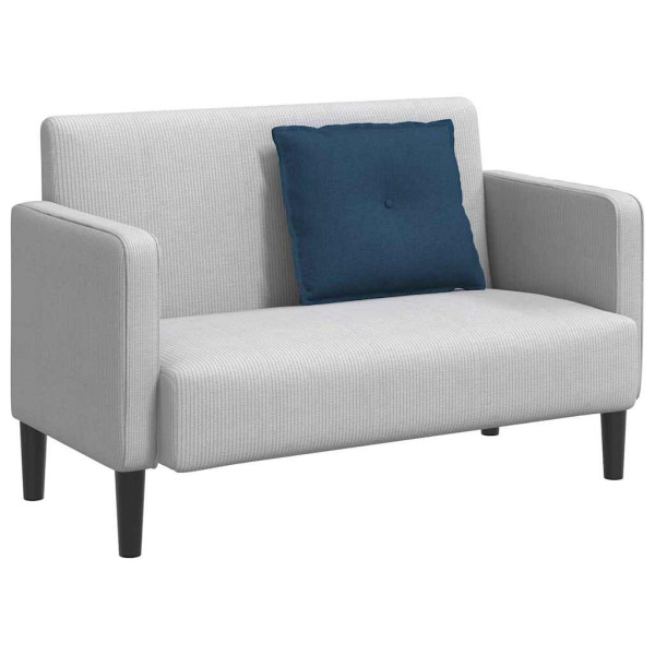 Cojín de Espalda Azul 60 x 19 x 50 cm tela M 3