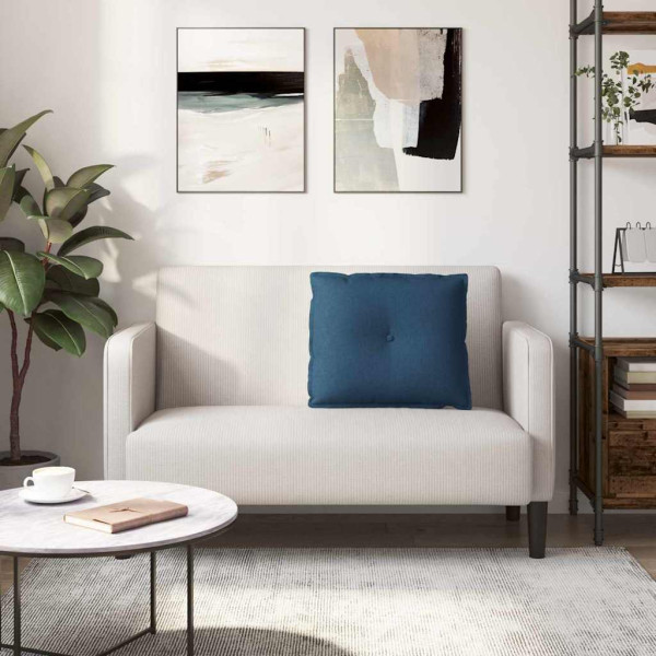 Cojín de Espalda Azul 60 x 19 x 50 cm tela M 4