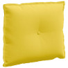 Cojín de Espalda Amarillo Claro 60 x 19 x 50 cm tela 2