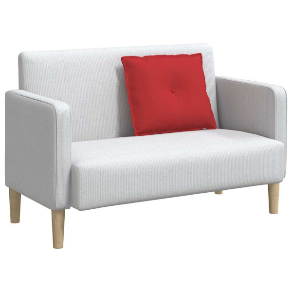 Cojín de Espalda Rojo 60 x 19 x 50 cm tela M 3