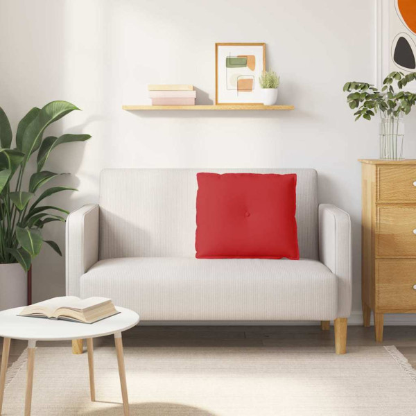 Cojín de Espalda Rojo 60 x 19 x 50 cm tela M 4