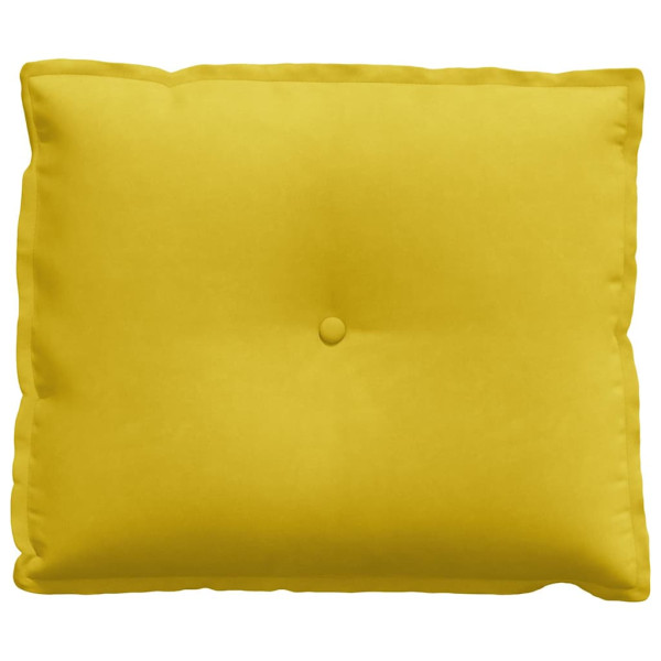 Cojín de Espalda Amarillo 60 x 50 cm Tela de pana M 5