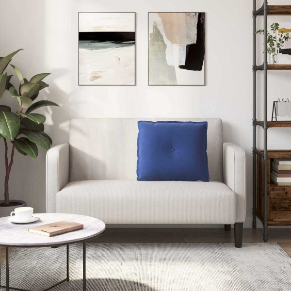 Cojín de Espalda Azul Policía 60 x 50 cm Tela de pana M 4