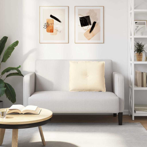 Cojín de Espalda Crema 60 x 50 cm Tela de pana M 4