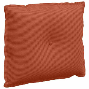 Cojín de Espalda Rojo Naranja 60 x 50 cm Tela de pana H