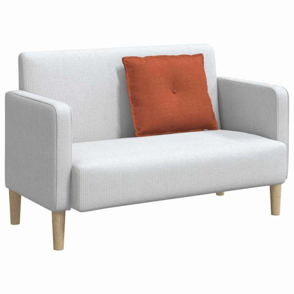 Cojín de Espalda Rojo Naranja 60 x 50 cm Tela de pana M 3