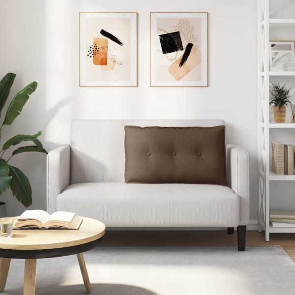 Cojín de Espalda Marrón 80 x 19 x 50 cm tela M 4