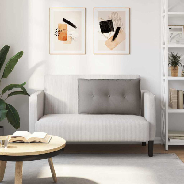 Cojín de Espalda Taupé 80 x 19 x 50 cm tela M 4