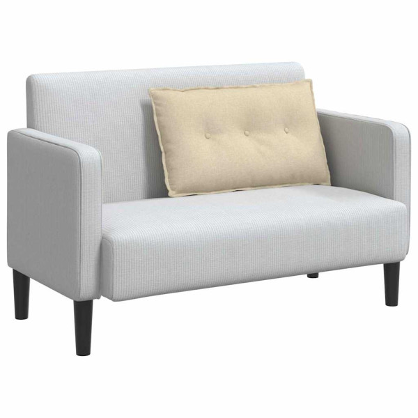 Cojín de Espalda Crema 80 x 19 x 50 cm tela M 3