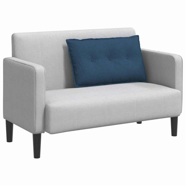 Cojín de Espalda Azul 80 x 19 x 50 cm tela M 3