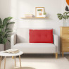 Cojín de Espalda Rojo 80 x 19 x 50 cm tela 4