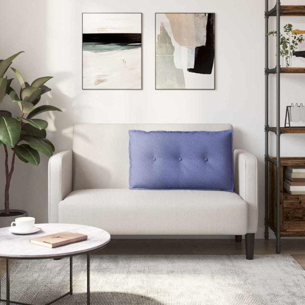 Cojín de Espalda Azul jeans 80 x 19 x 50 cm tela M 4