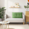 Cojín de Espalda Verde claro 80 x 50 cm Tela de pana 4