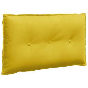 Cojín de Espalda Amarillo 80 x 50 cm Tela de pana H