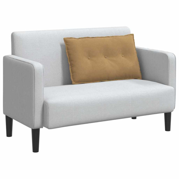 Cojín de Espalda Marrón 80 x 50 cm Tela de pana M 3