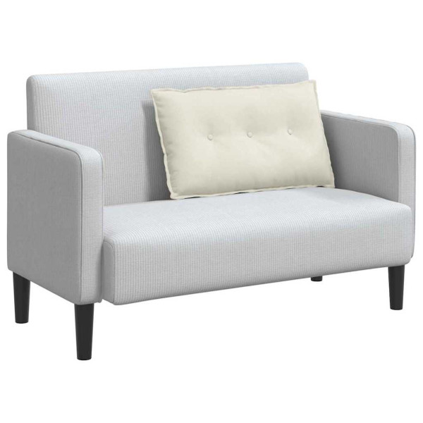 Cojín de Espalda Crema 80 x 50 cm Tela de pana M 3