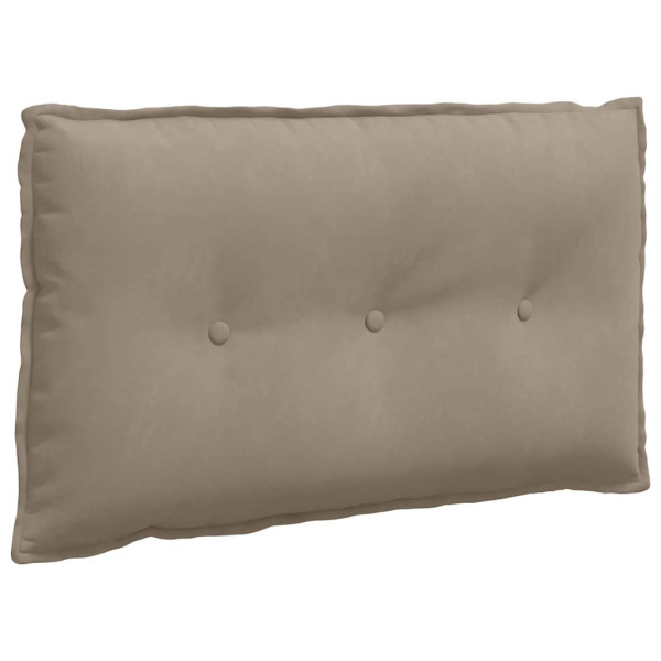 Cojín de Espalda Taupé 80 x 50 cm Tela de microfibra M 2