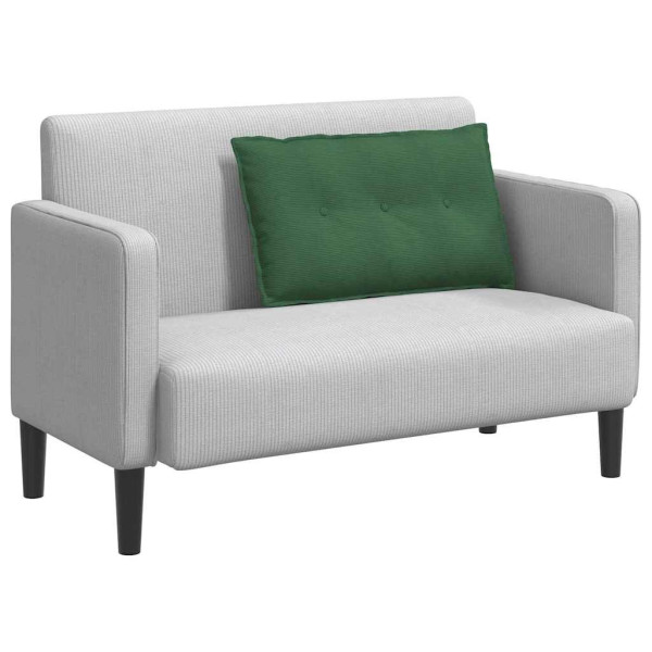 Cojín de Espalda Verde Selva 80 x 50 cm Tela de pana M 3