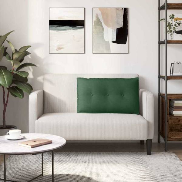 Cojín de Espalda Verde Selva 80 x 50 cm Tela de pana M 4