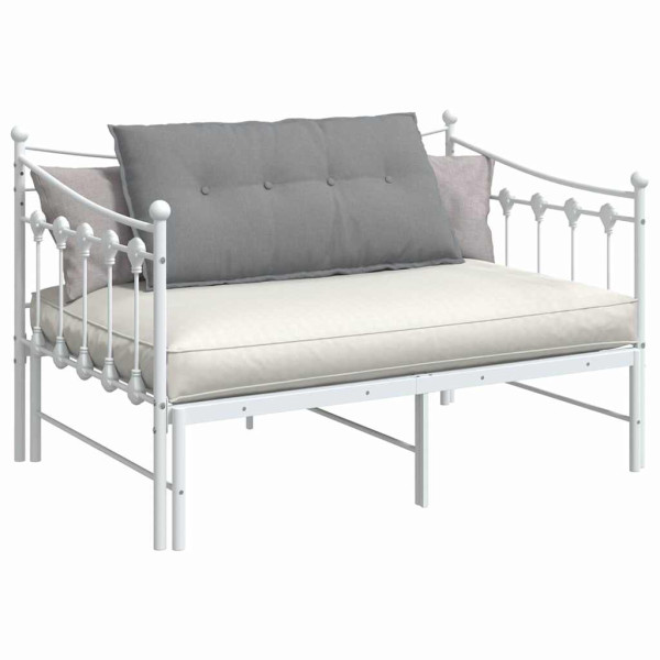 Cojín de Espalda Gris Claro 100 x 19 x 50 cm tela M 3