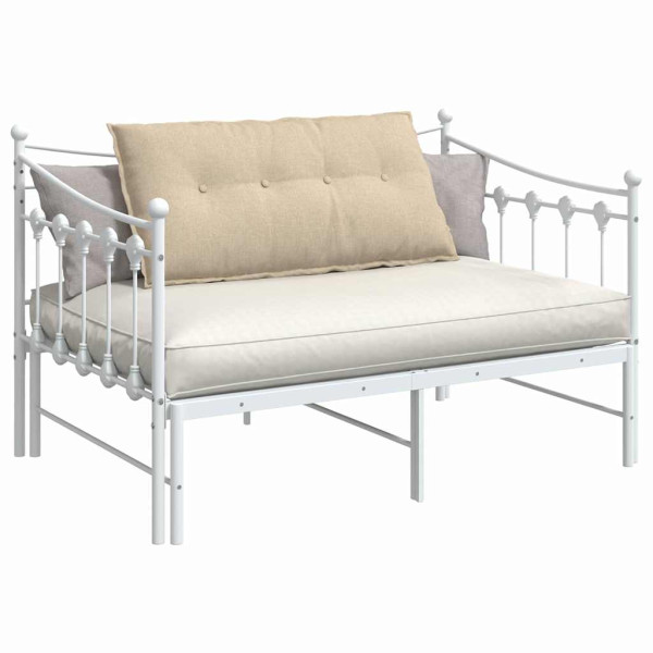 Cojín de Espalda Crema 100 x 19 x 50 cm tela M 3