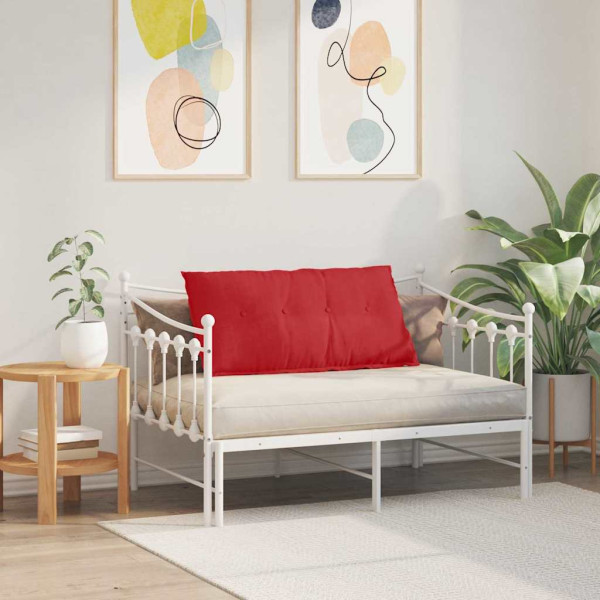 Cojín de Espalda Rojo 100 x 19 x 50 cm tela M 4