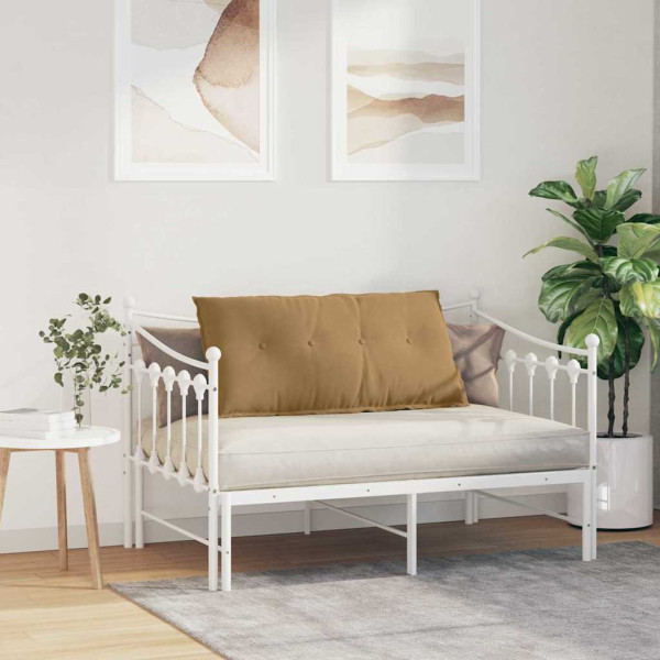 Cojín de Espalda Marrón 100 x 50 cm Tela de pana M 4