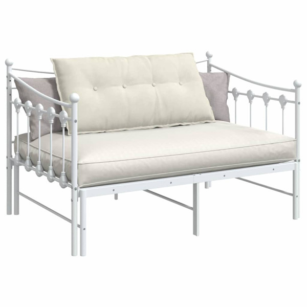 Cojín de Espalda Crema 100 x 50 cm Tela de pana M 3