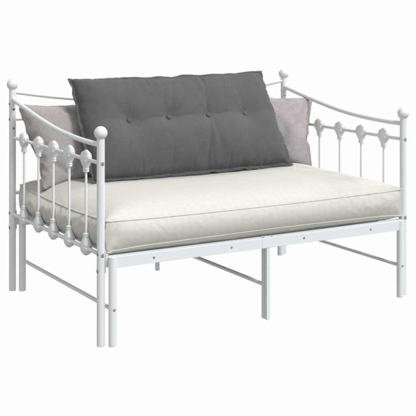 Cojín de Espalda Gris oscuro 100 x 50 cm Tela de microfibra M 3