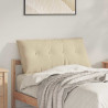 Cojín de Espalda Crema 100 x 50 cm Tela de microfibra 1