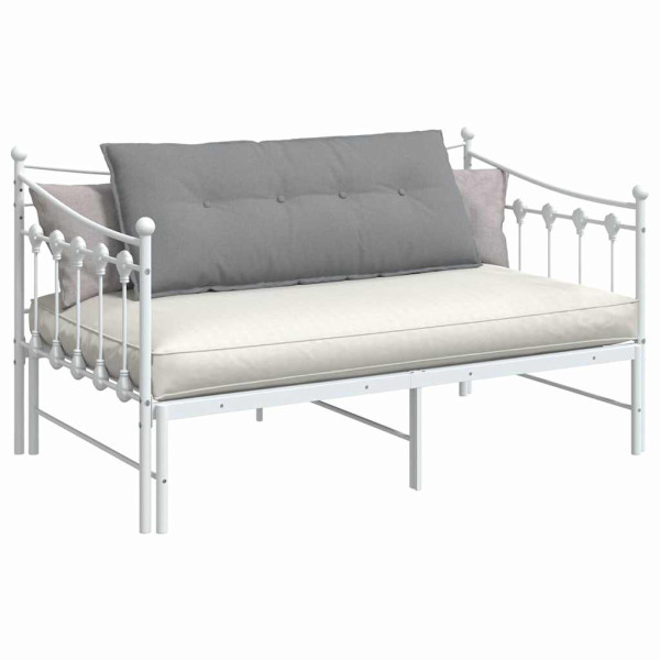 Cojín de Espalda Gris Claro 120 x 19 x 50 cm tela M 3