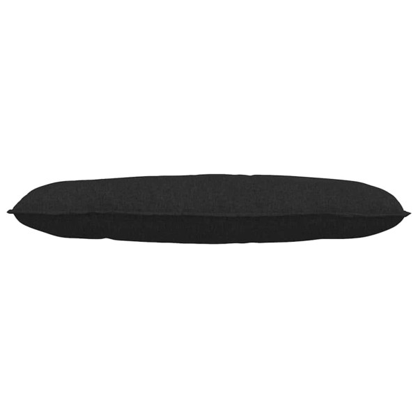 Cojín de Espalda Negro 120 x 19 x 50 cm tela M 5