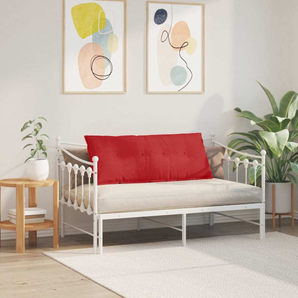 Cojín de Espalda Rojo 120 x 19 x 50 cm tela M 4