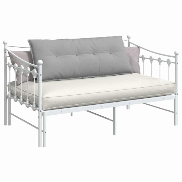 Cojín de Espalda Gris Nube 120 x 19 x 50 cm tela M 3