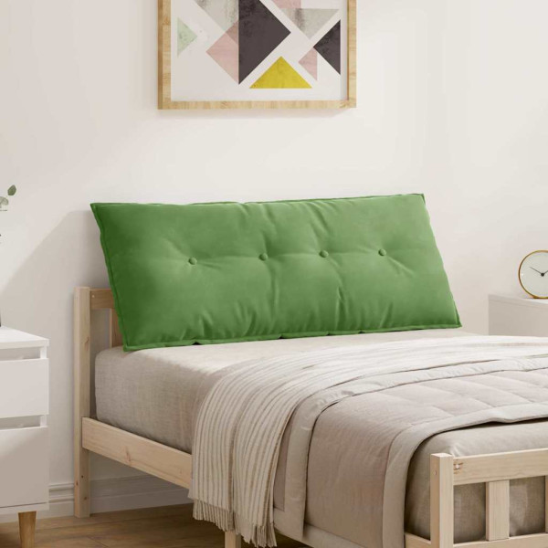 Cojín de Espalda Verde claro 120 x 50 cm Tela de pana D