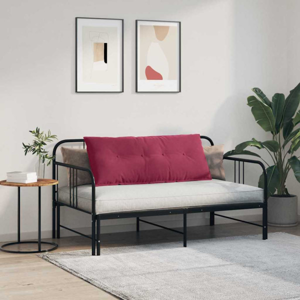 Cojín de Espalda Rojo vino 120 x 50 cm Tela de pana M 4